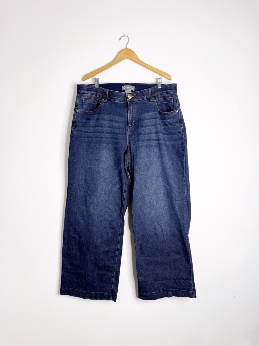 Democracy Wide Leg Jeans 20W Dark Wash AB Technology Stretch Denim